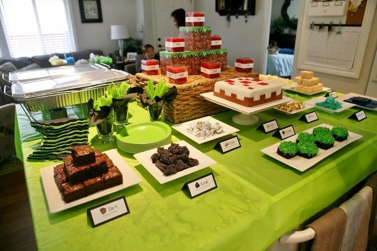 Minecraft Birthday Decorations
 Minecraft Birthday Party Ideas DIY Inspired