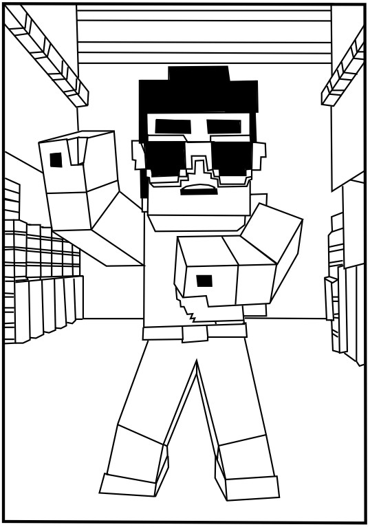 Minecraft Coloring Pages Printable
 40 Printable Minecraft Coloring Pages