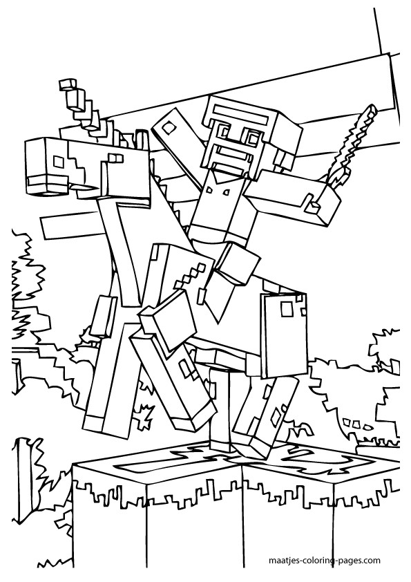 Minecraft Coloring Pages Printable
 Printable Minecraft Coloring Pages Coloring Home