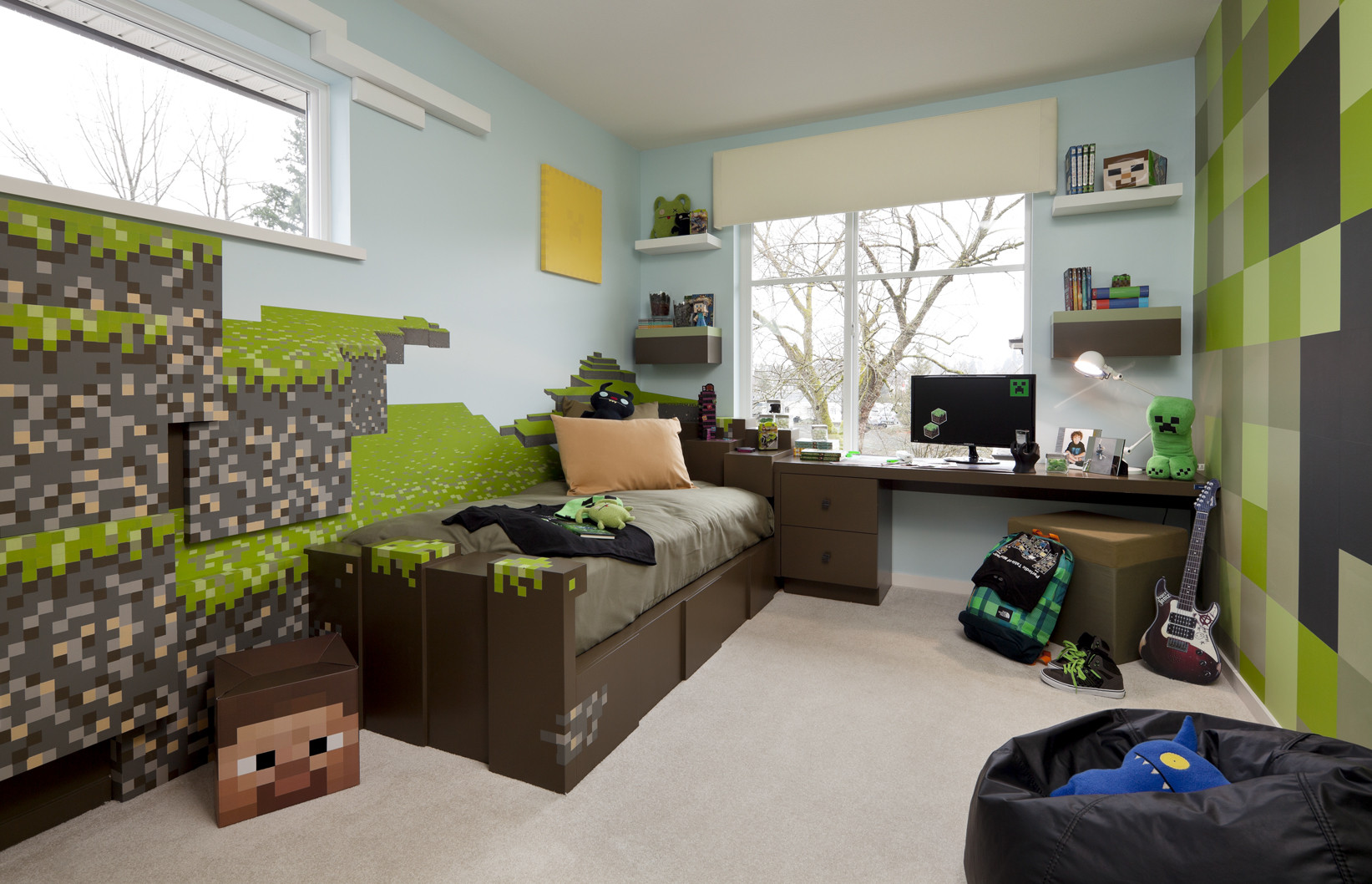 Minecraft Kids Room
 Amazing Minecraft Bedroom Decor Ideas