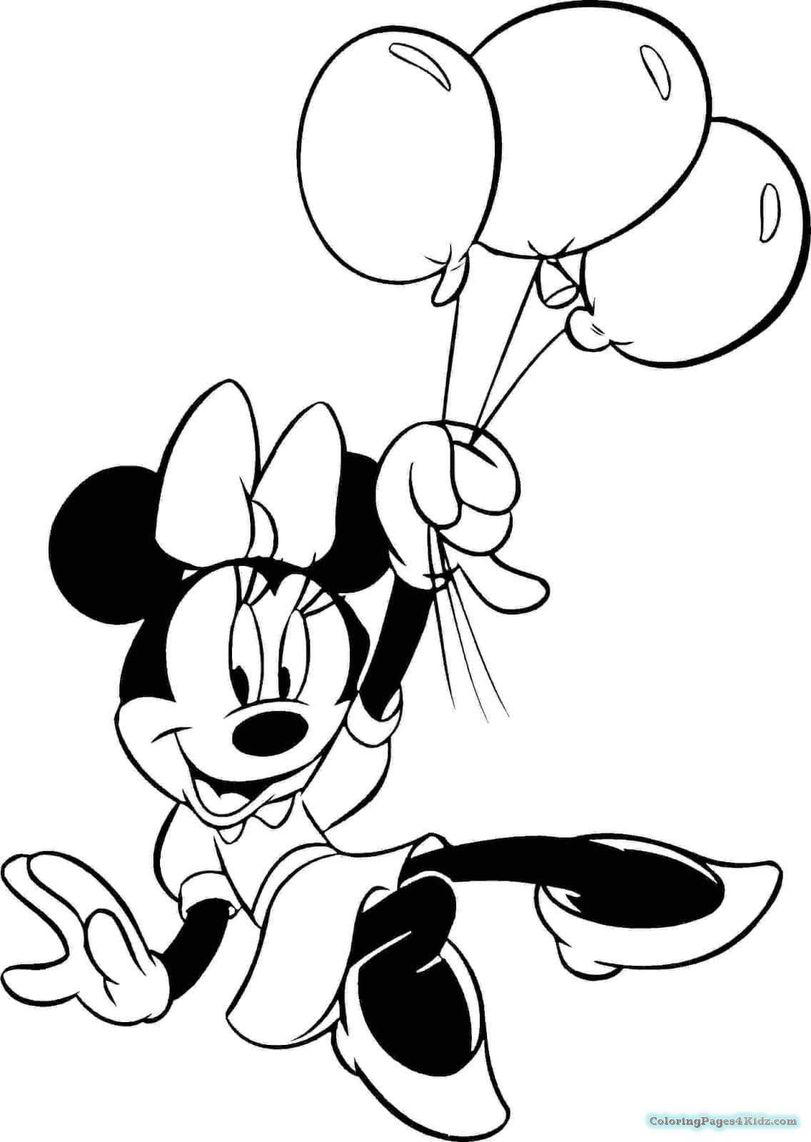 Mini Mouse Printable Coloring Pages
 Free Coloring Pages For Girls Minnie Mouse