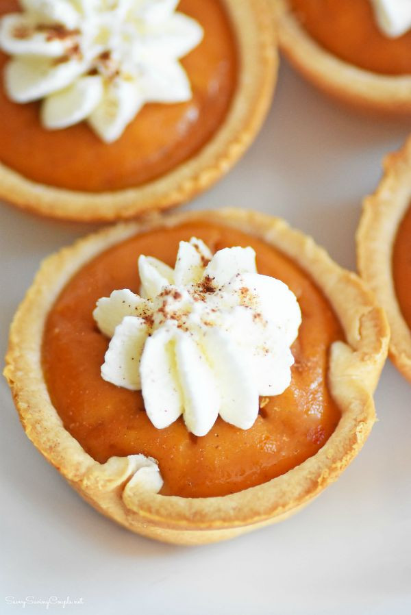 Mini Pumpkin Pie Recipe
 Mini Pumpkin Pies Made in a Muffin Tin ⋆ Savvy Saving Couple
