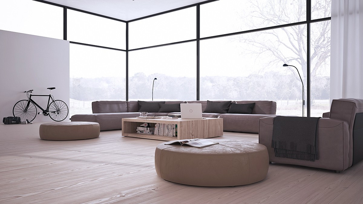 Minimalist Living Room Furniture
 Inspiring Minimalist Interiors With Low Profile Furniture