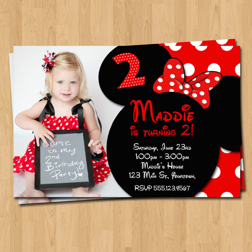 Minnie Mouse Birthday Invitations Personalized
 Minnie Mouse Invitations 20 Birthday Party Invites