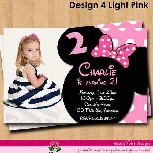 Minnie Mouse Birthday Invitations Personalized
 Minnie Mouse Birthday Invitations Personalized