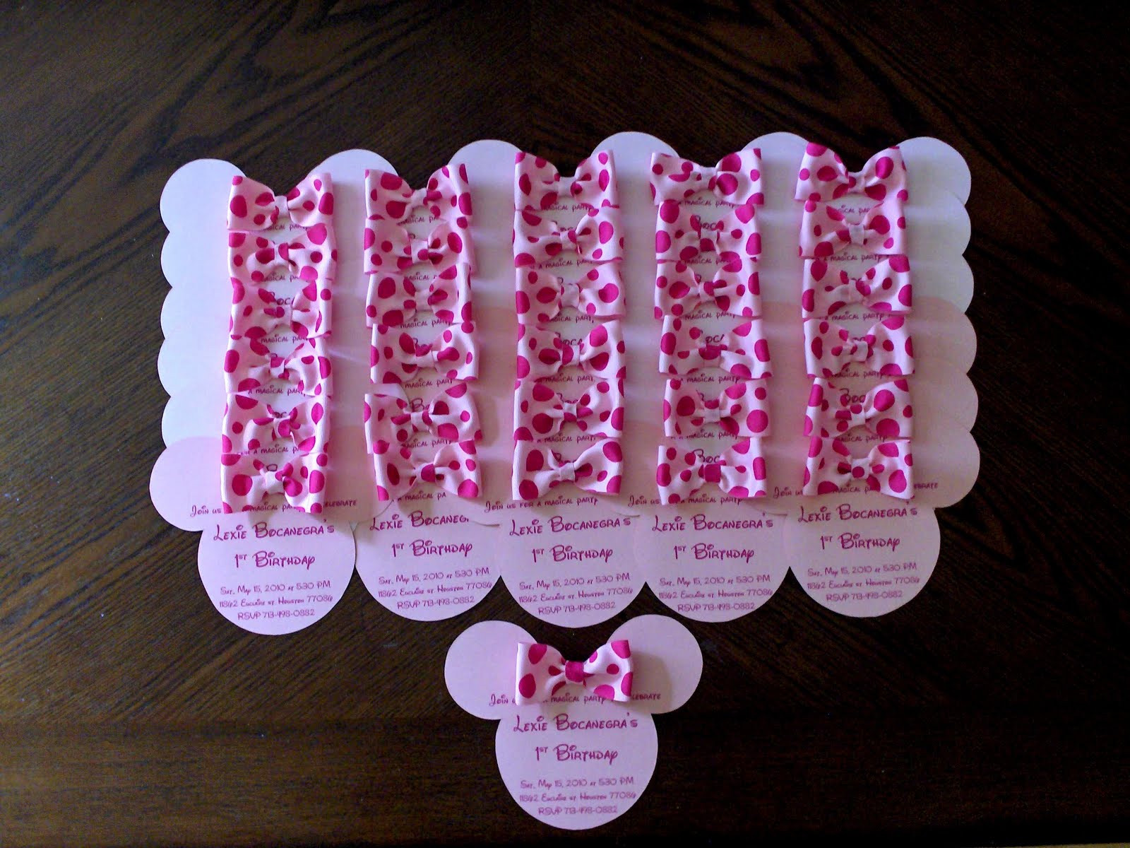 Minnie Mouse First Birthday Decorations
 bellygusher Lexie s 1st birthday minnie mouse