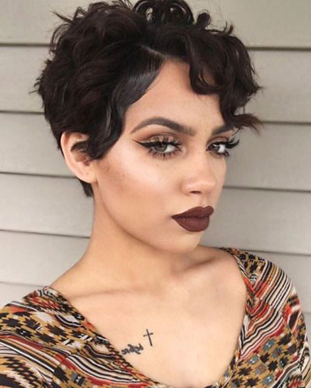 Mixed Girl Short Hairstyles
 20 Beautiful Pixie Curly Hairstyles 2017
