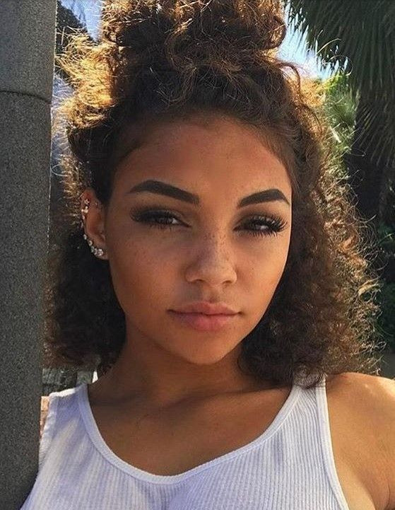 Mixed Girl Short Hairstyles
 beautiful mixed girls Curly hair in 2019