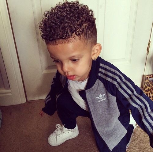 Mixed Kids Haircuts
 He has such curly hair Cool