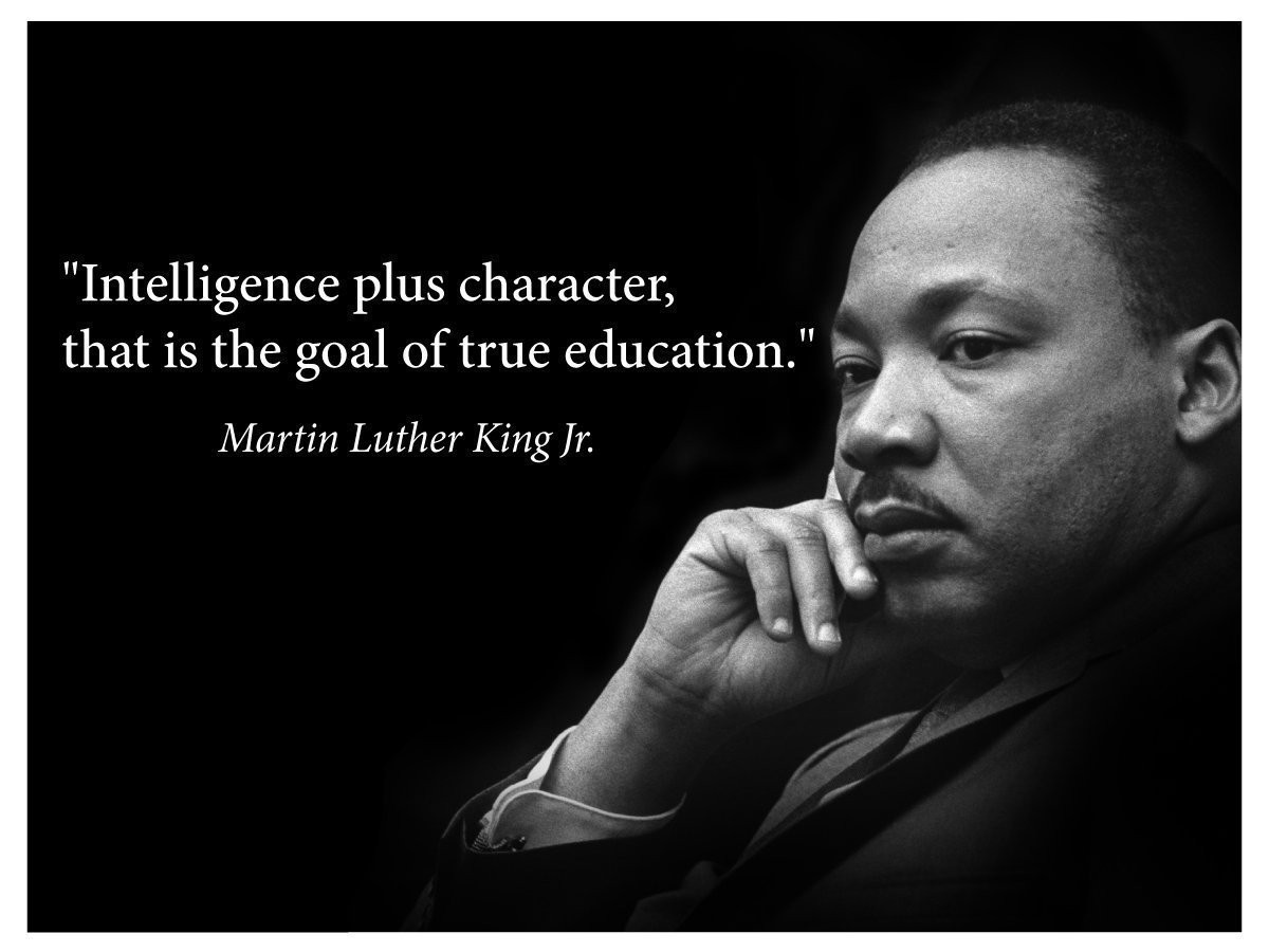 Mlk Quote Education
 Martin Luther King Jr Poster famous inspirational quote