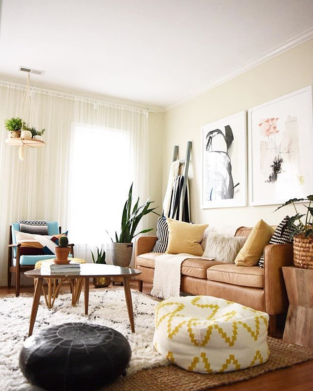 Modern Bohemian Living Room
 Cushions in 2019 Cushions