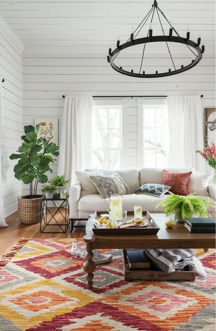 Modern Bohemian Living Room
 Free shipping and returns on Loloi x Magnolia Home
