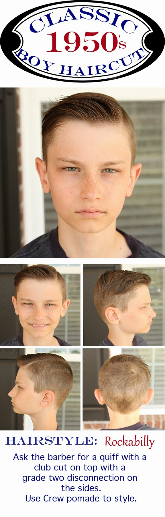 Modern Kids Haircuts
 Like Mom And Apple Pie Modern Vintage 1950 s Boy s Hairstyle