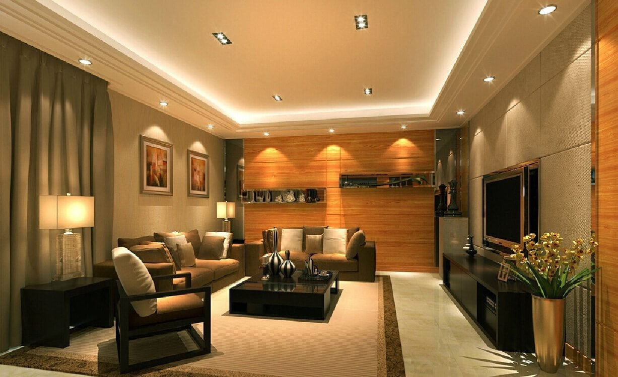 Modern Living Room Ceiling Light
 The Benefits of Dimmable DALI Lighting Control Systems