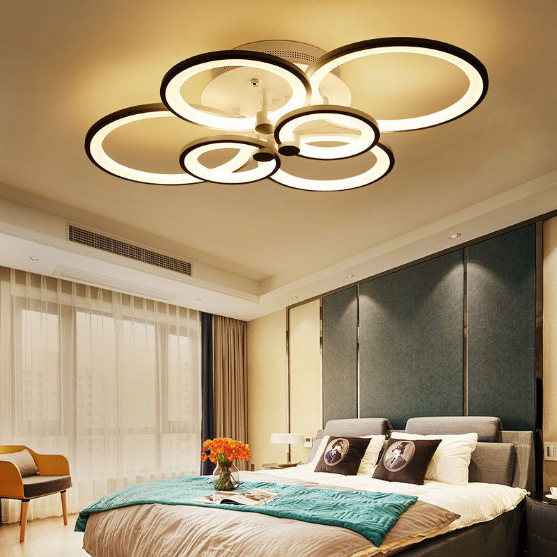 Modern Living Room Ceiling Light
 New Modern Bedroom Remote Control Living Room Acrylic 4 8