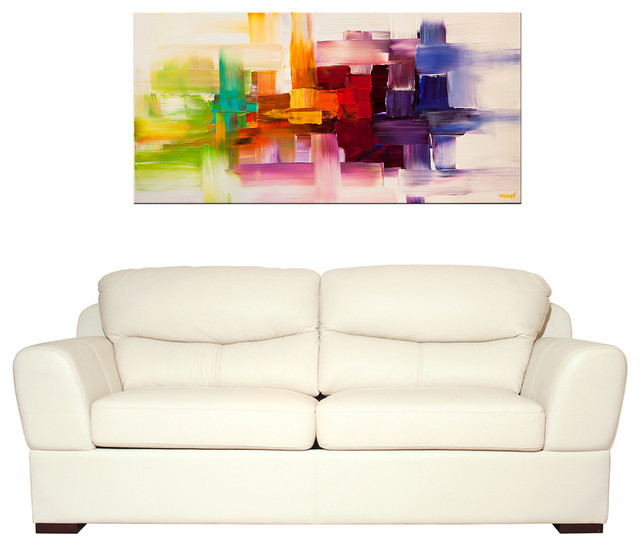 Modern Paintings For Living Room
 Modern abstract paintings Modern Living Room miami