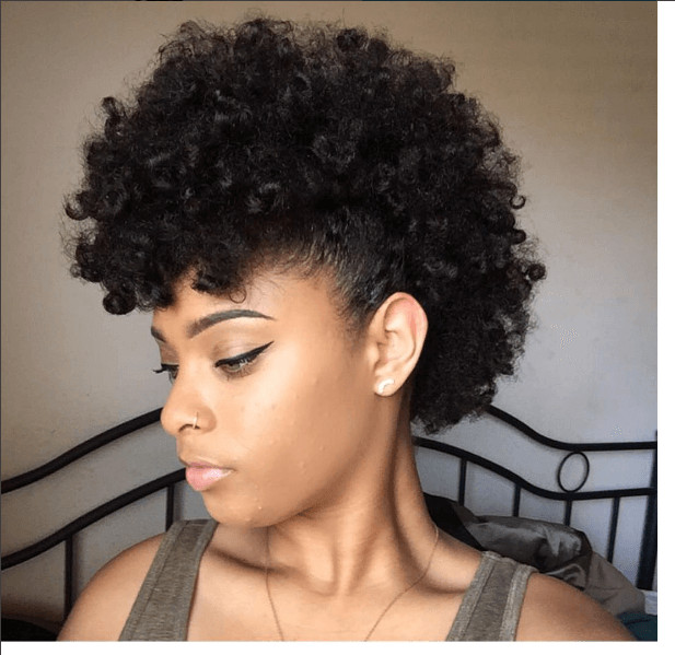 Mohawk Hairstyles For Natural Hair
 FroHawk on Short Natural Hair