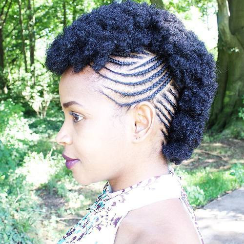 Mohawk Hairstyles For Natural Hair
 Fun Fancy and Simple Natural Hair Mohawk Hairstyles
