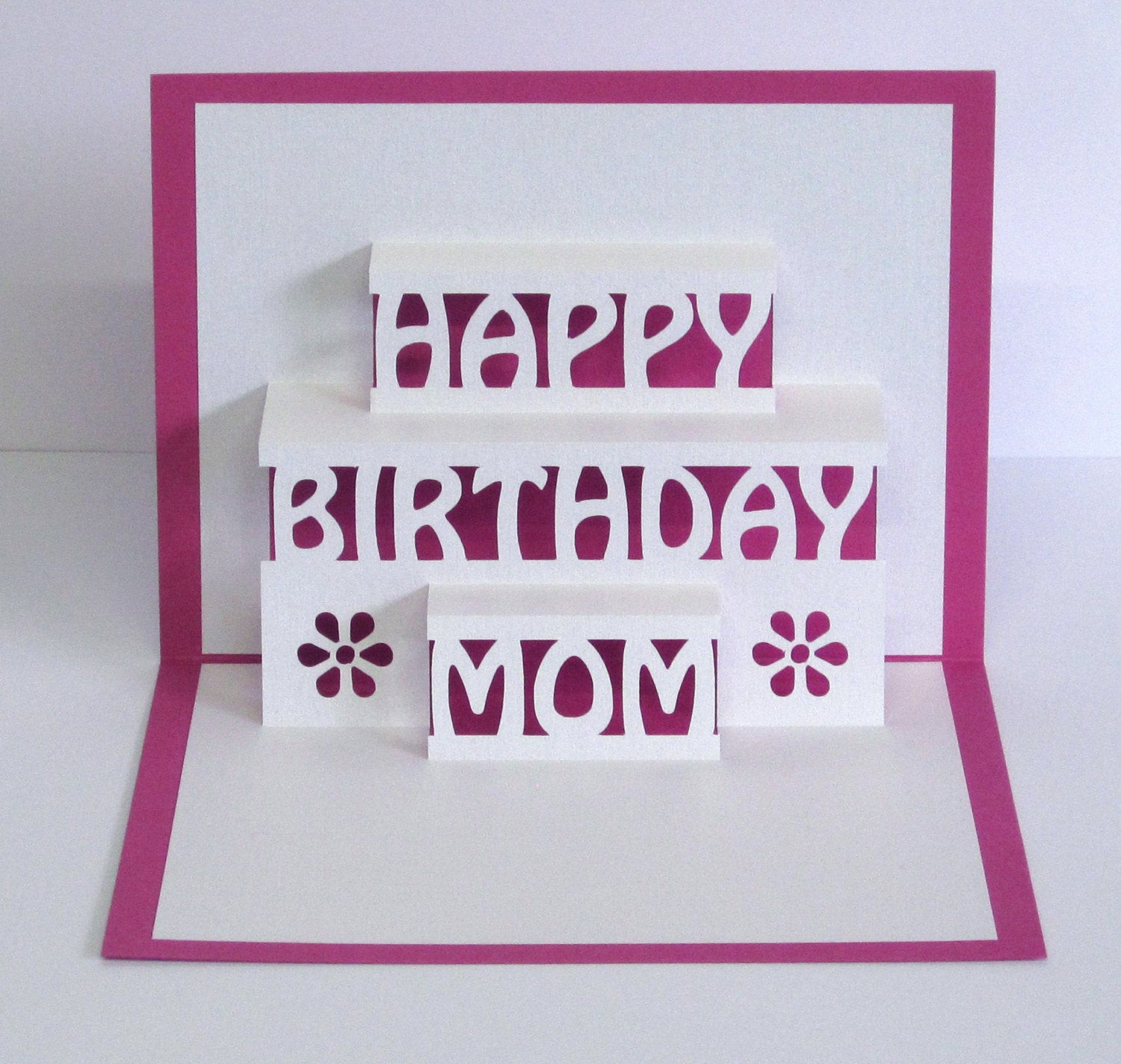 Mom Birthday Cards
 Mom Birthday Card 3D Pop Up Happy Birthday Mom Card