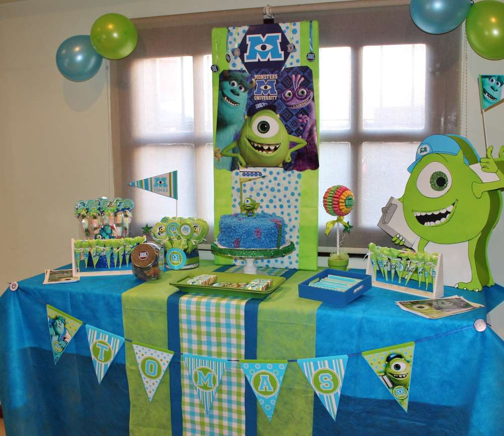 Monster Inc Birthday Party
 Monsters Inc Birthday Party Ideas 1 of 8