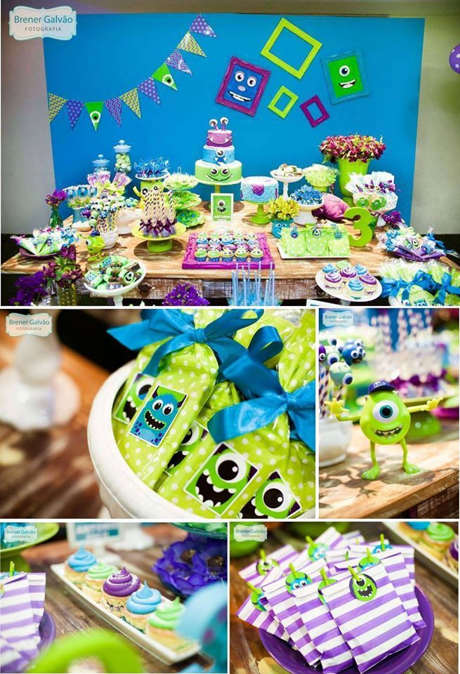Monster Inc Birthday Party
 Monster Inc party
