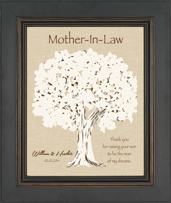 Mother Inlaw Gift Ideas
 Wedding Gift for Mother In Law Future Mom by