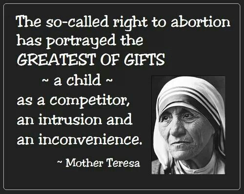Mother Teresa Quotes About Children
 Blessed Mother Teresa quotes Abortion Children Pro Life