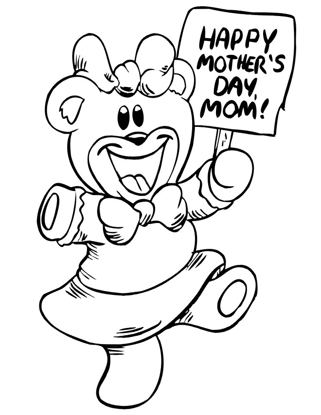 Mothers Day Coloring Pages For Kids
 Free Coloring Pages April 2012