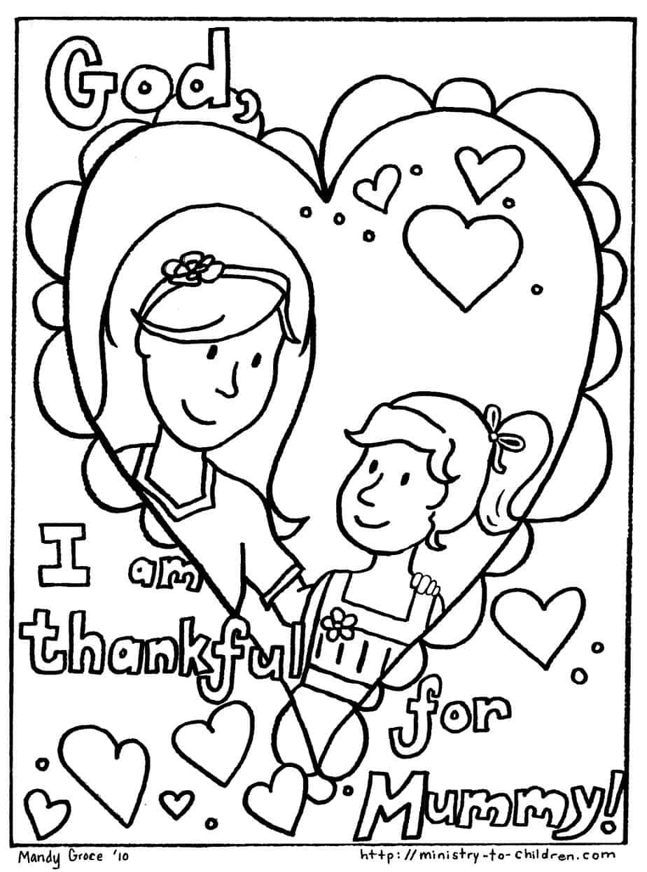 Mothers Day Coloring Pages For Kids
 Mother s Day Coloring Pages Free Easy Print PDF