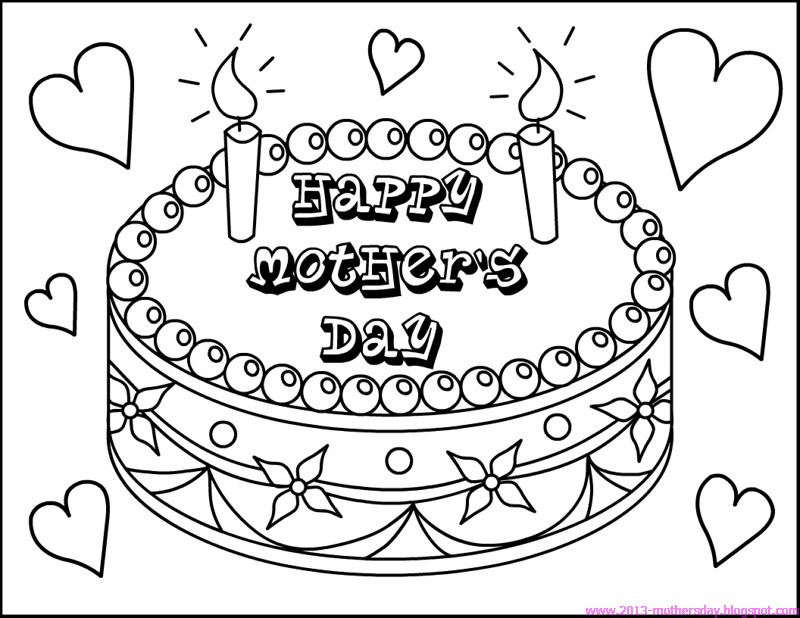 Mothers Day Coloring Pages For Kids
 Wallpaper Free Download Happy Mothers day Coloring Pages