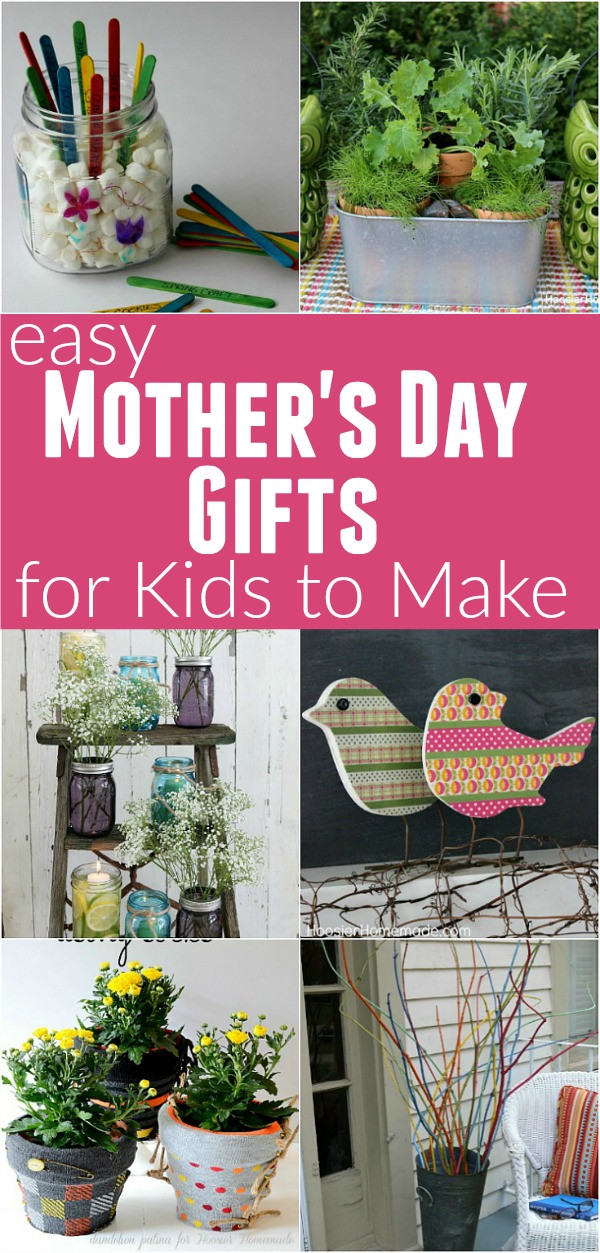 Mothers Day Gifts For Children To Make
 Easy Mother s Day Gifts for Kids to Make Hoosier Homemade