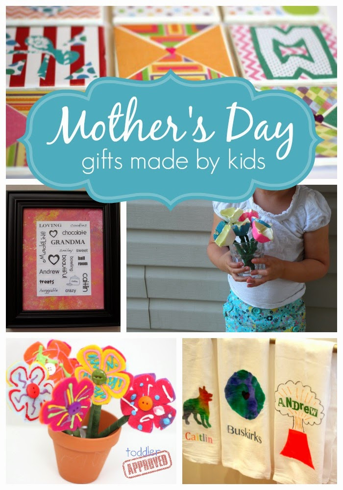 Mothers Day Gifts From Kids
 Toddler Approved Homemade Gifts Made By Kids for Mother