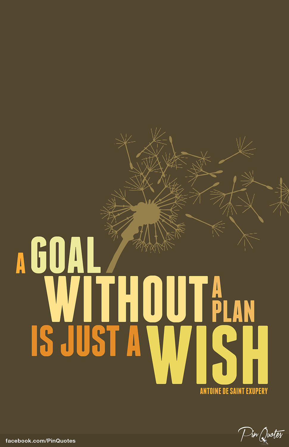 Motivational Goal Quotes
 Inspirational Quote Canvas Art A goal without a plan by