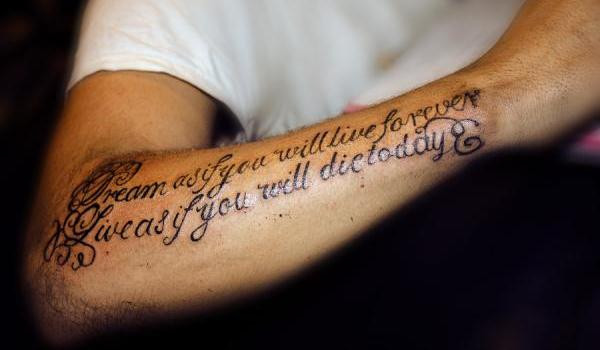 Motivational Quote Tattoos
 25 Meaningful Tattoos For Men Which Are Inspirational
