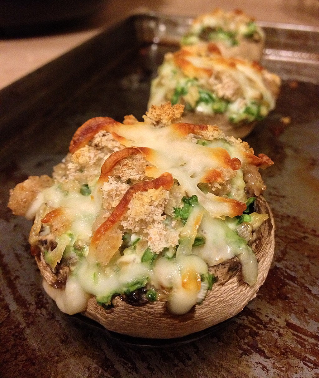Mushroom Cap Recipe
 Oven Baked Spinach and Cheese Stuffed Mushrooms With