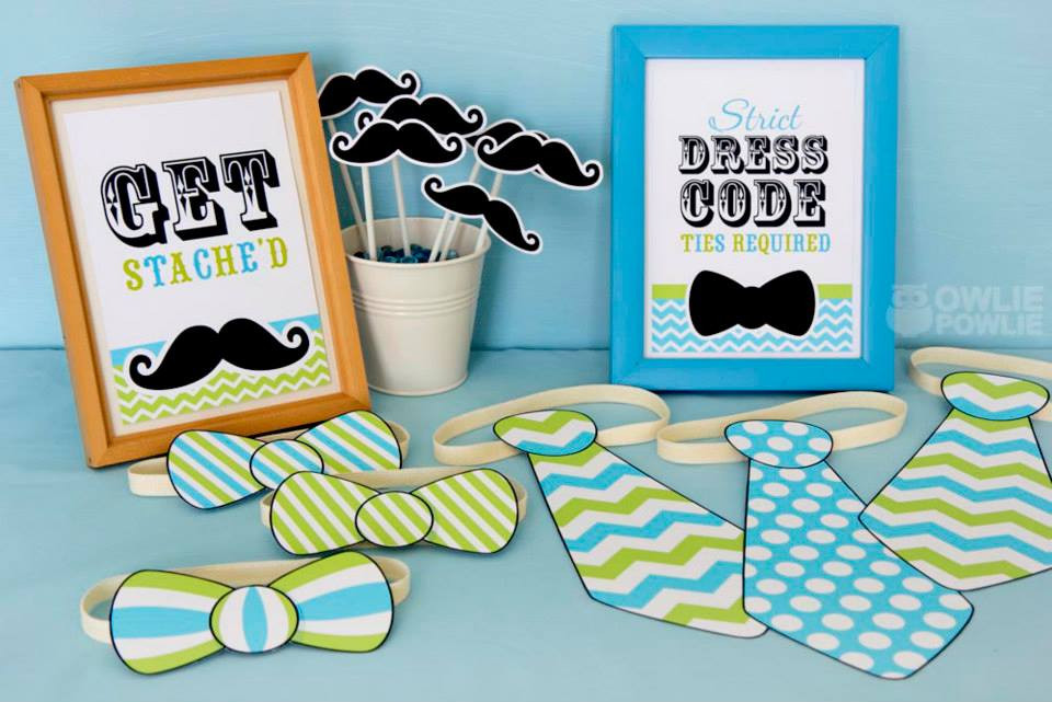 Mustache Baby Shower Party Supplies
 Mustache Baby Shower Ideas