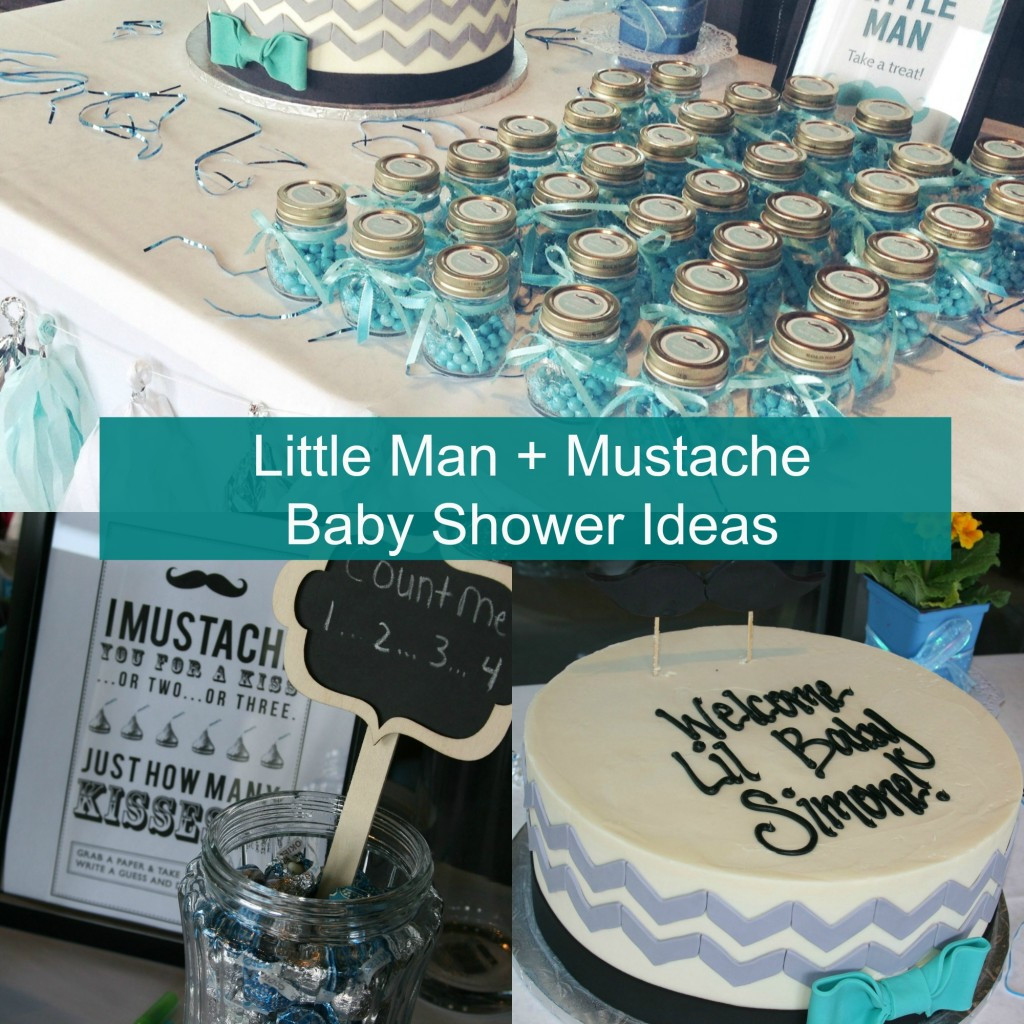Mustache Baby Shower Party Supplies
 Little Man Mustache Baby Shower Ideas