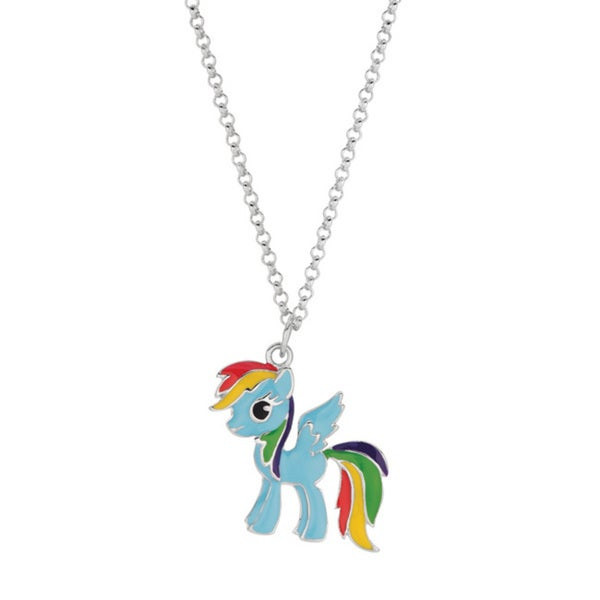 My Little Pony Necklace
 Shop Fine Silver Plated Rainbow Dash My Little Pony