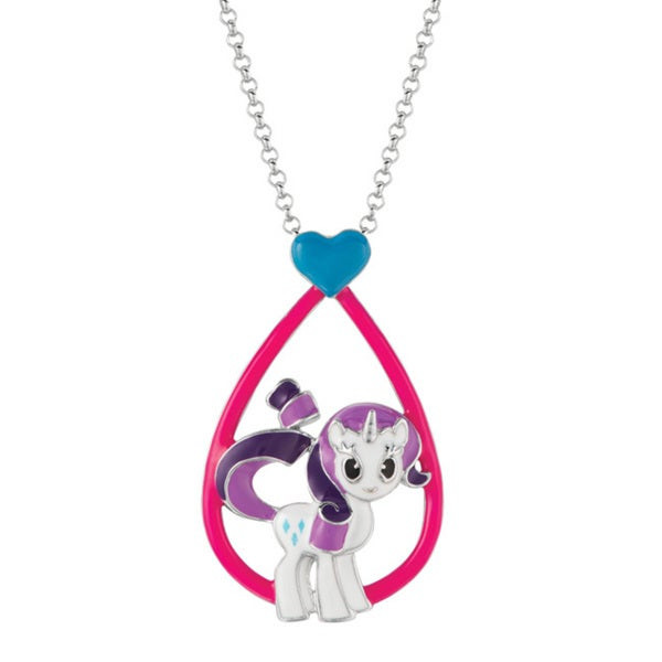 My Little Pony Necklace
 Shop Fine Silver Plated Rarity My Little Pony Pendant