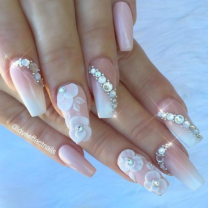 Nail Art For A Wedding
 17 Gorgeous Wedding Nails Art Perfect For The Big Day
