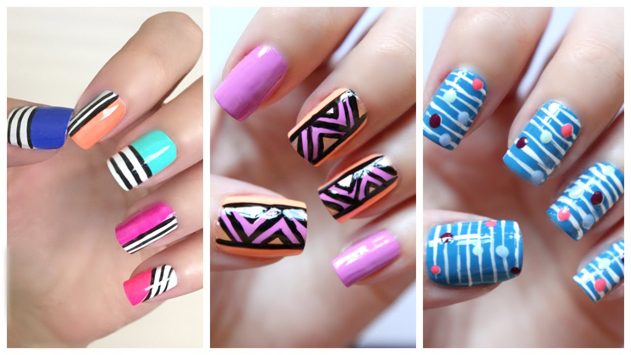Nail Designs Easy
 Easy Nail Art For Beginners 20
