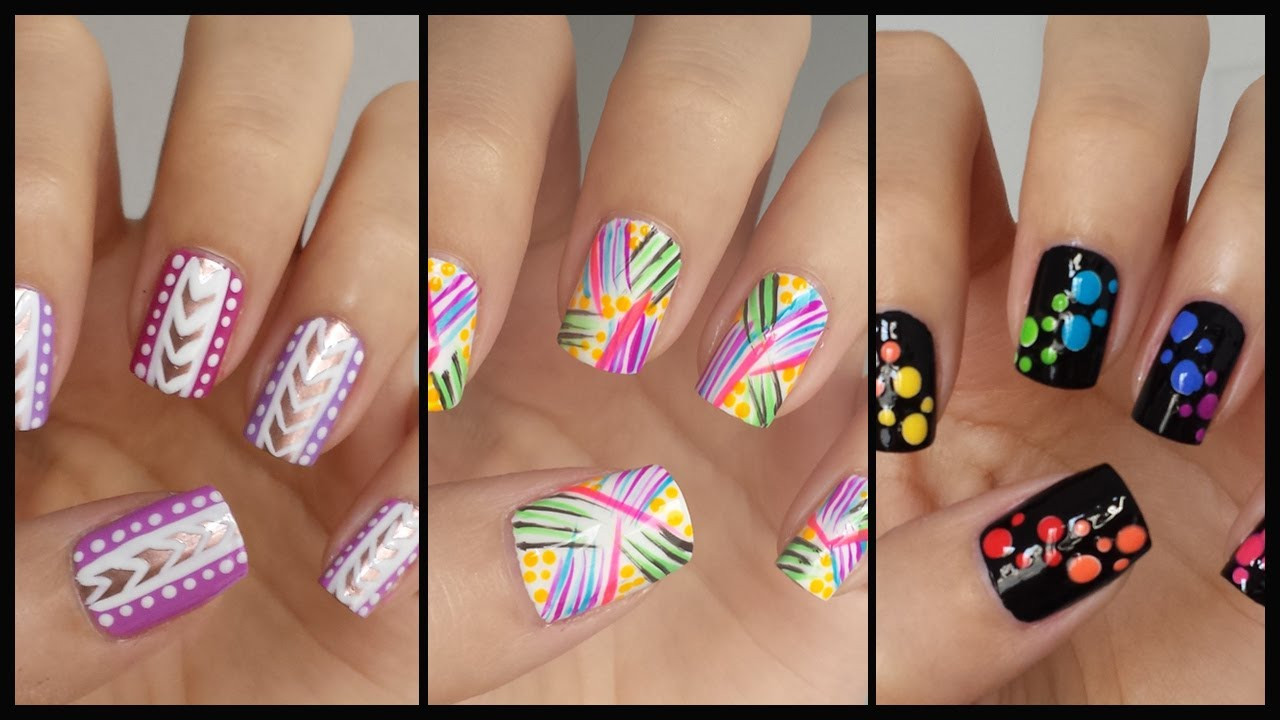 Nail Designs Easy
 Easy Nail Art For Beginners 13