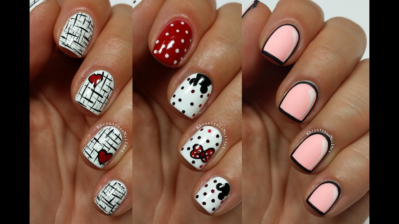 Nail Designs Easy
 3 Easy Nail Art Designs for Short Nails Freehand 5