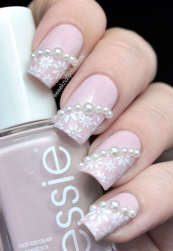 Nail Designs For A Wedding
 40 Amazing Bridal Wedding Nail Art for Your Special Day