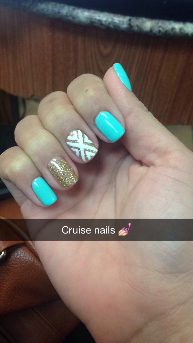 Nail Designs For Caribbean Vacation
 My cruise nails design