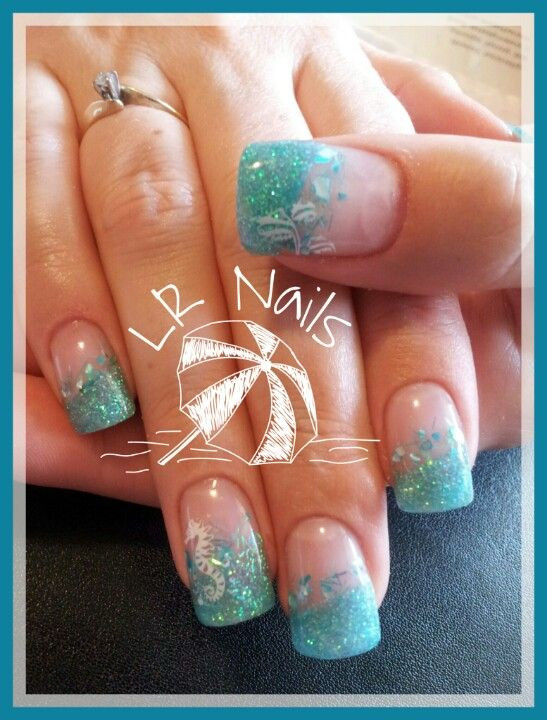 Nail Designs For Caribbean Vacation
 Tropical vacation nails Nails I ve Done
