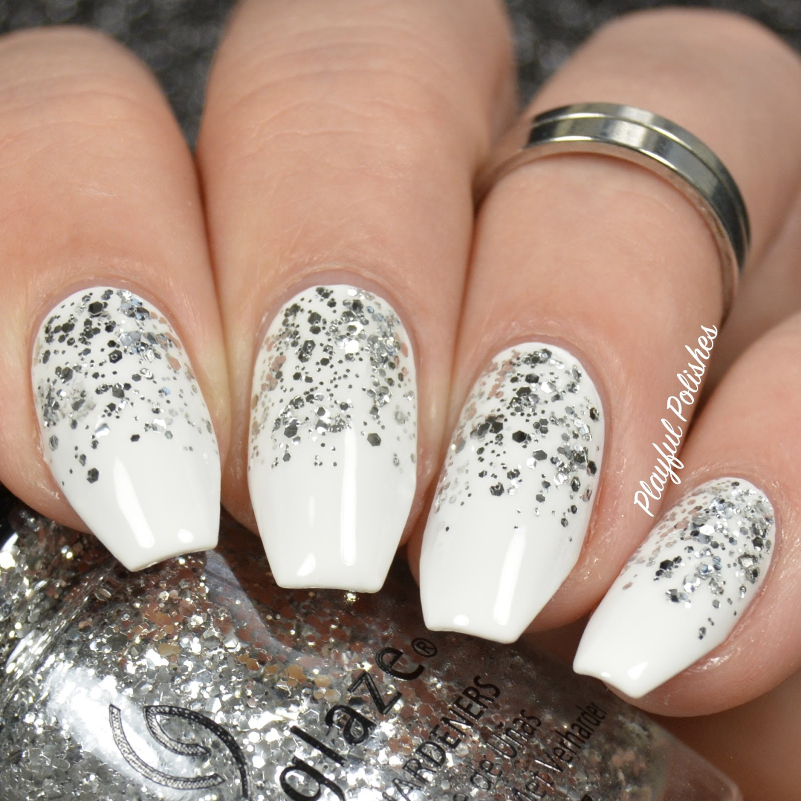 Nail Designs For New Years
 Playful Polishes 3 SIMPLE & ELEGANT NEW YEARS NAIL DESIGNS