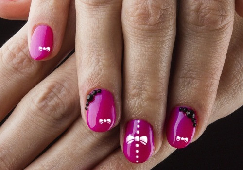Nail Designs With Bows
 25 Adorable Bow Nail Art Designs to Die for