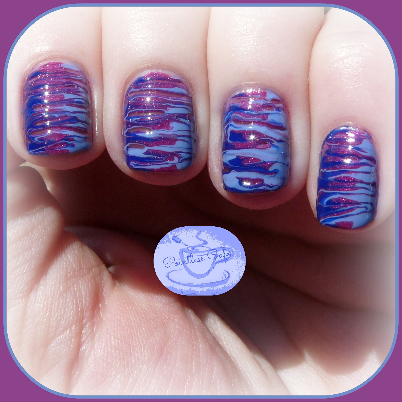 Nail Designs With Toothpick
 The Digit al Dozen Does Texture Day 5 Toothpick Marble
