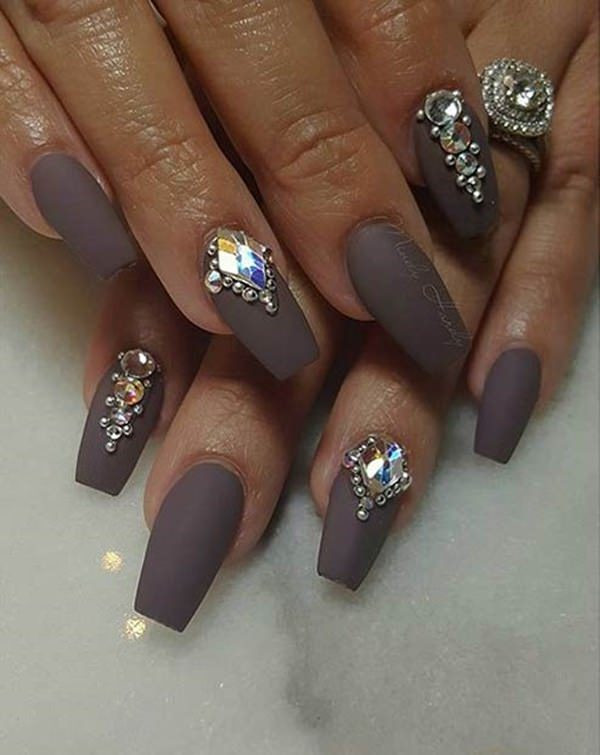 Nail Ideas Coffin
 73 Coffin Nails To Die For Style Easily